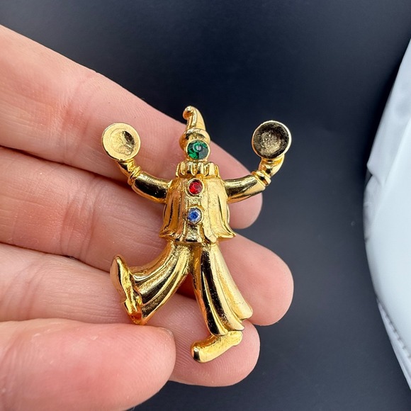 Vintage Brooch Lot Signed Trifari Sarah Coventry Bird‎ Airplane Cat Clown - Picture 3 of 16